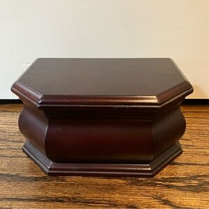 Vintage Bombay Company Wood Jewelry Box